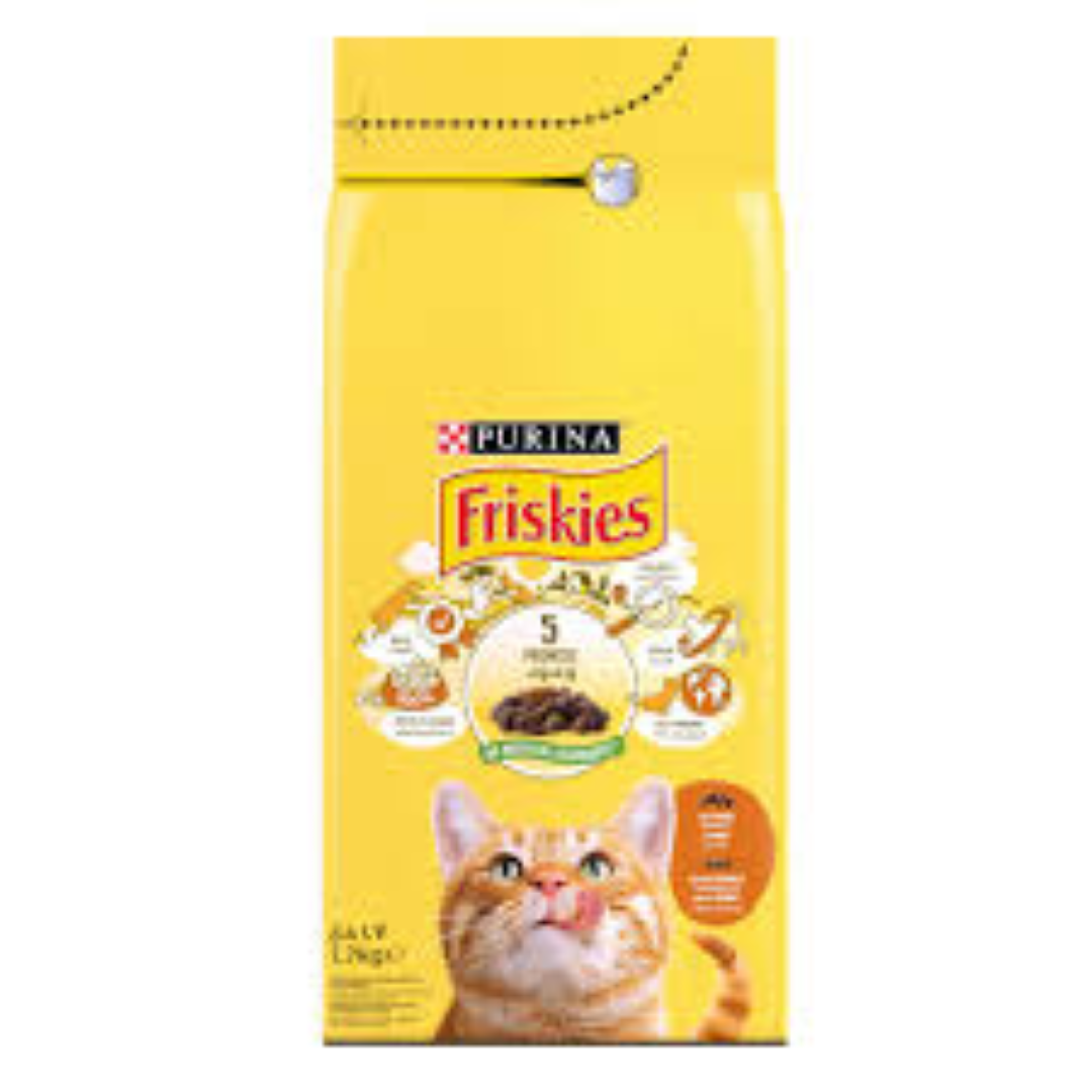 FRISKIES CAT BEEF CHICKEN VEG 1.7KG